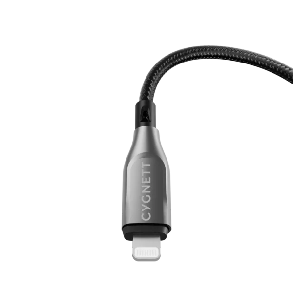 CYGNETT Lightning to USB-C Cable 1M - Black - Image 3
